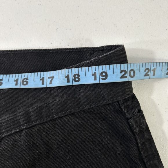 MNML Jeans Men 40 Black Skeleton Bones Embroidered Streetwear Gothic Y2K - Picture 5 of 8